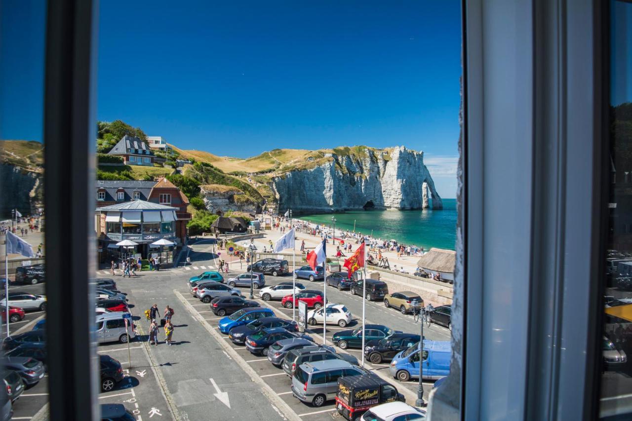 La Belle Vue Le Diamant Des Yeux Mer Et Golf Front Mer Etretat Bagian luar foto