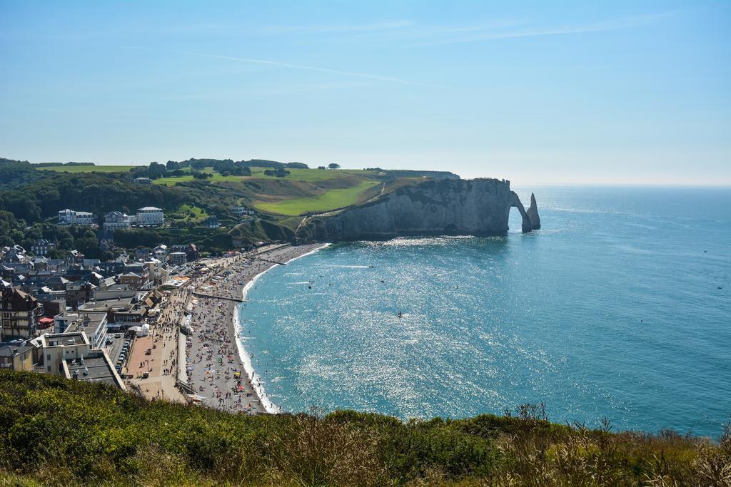 La Belle Vue Le Diamant Des Yeux Mer Et Golf Front Mer Etretat Bagian luar foto
